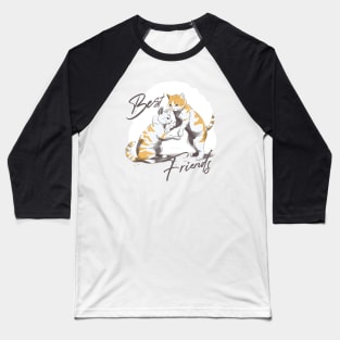 Best Cat Friend Baseball T-Shirt